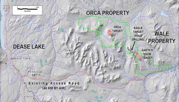 Orca and Wale Property Location Map